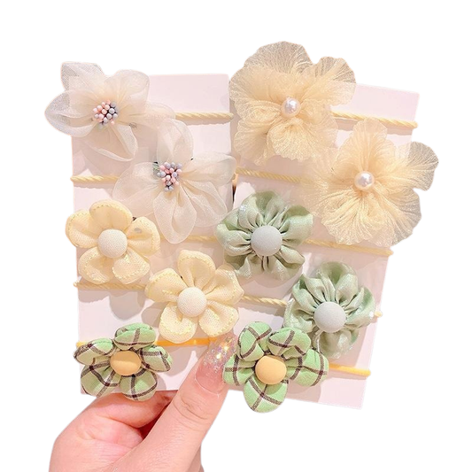 HÅRTOFSAR MED BLOMMA