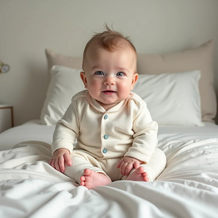 Mjuka Baby Pyjamas - Mjuka baby pyjamas som håller bebisen bekväm hela natten