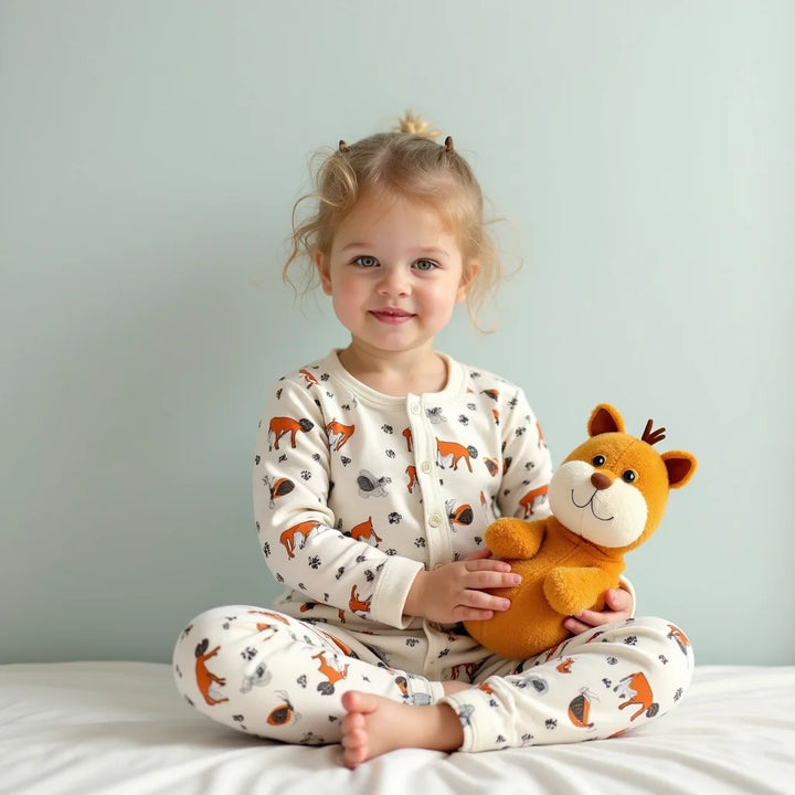 Pyjamas Med Djurmotiv - Pyjamas med djurmotiv som gör nattningen roligare för barn