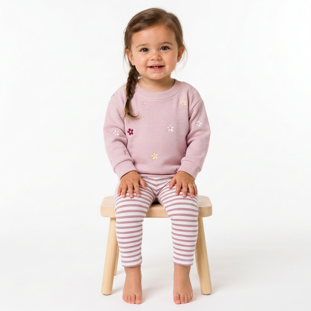 BLOMMIGT BABYSET