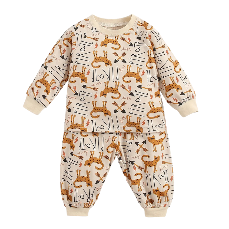 FÄRGGLATT PYJAMASSET