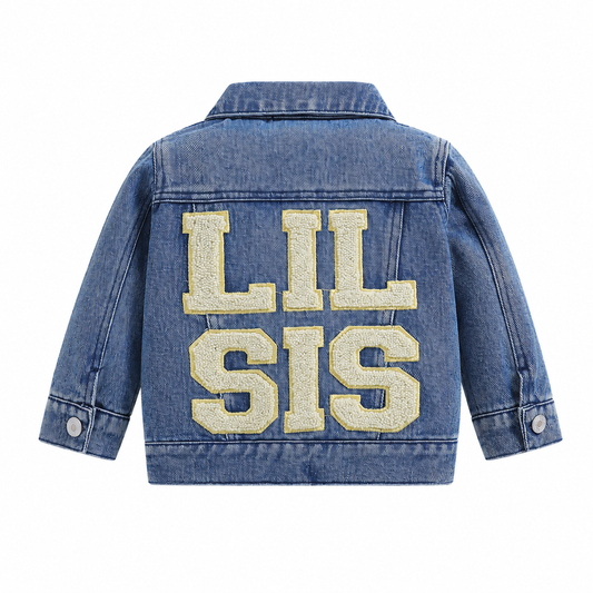 BRODERAD JEANSJACKA