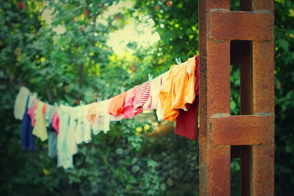 Photo baby laundry
